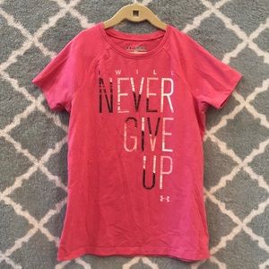 Under Armour Girls Youth Medium Tee